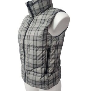 Gap Outdoor Edition Down Puffer Vest‎ Plaid Zip Front Winter Gorpcore